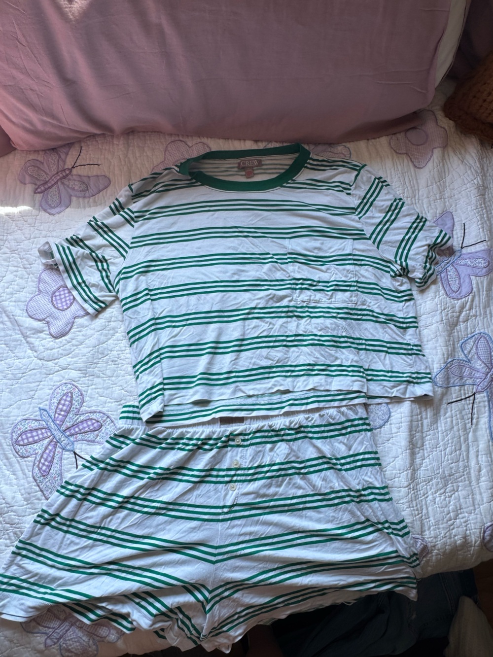 J. Crew Pajama Set: Modal short sleeve/short in size Medium